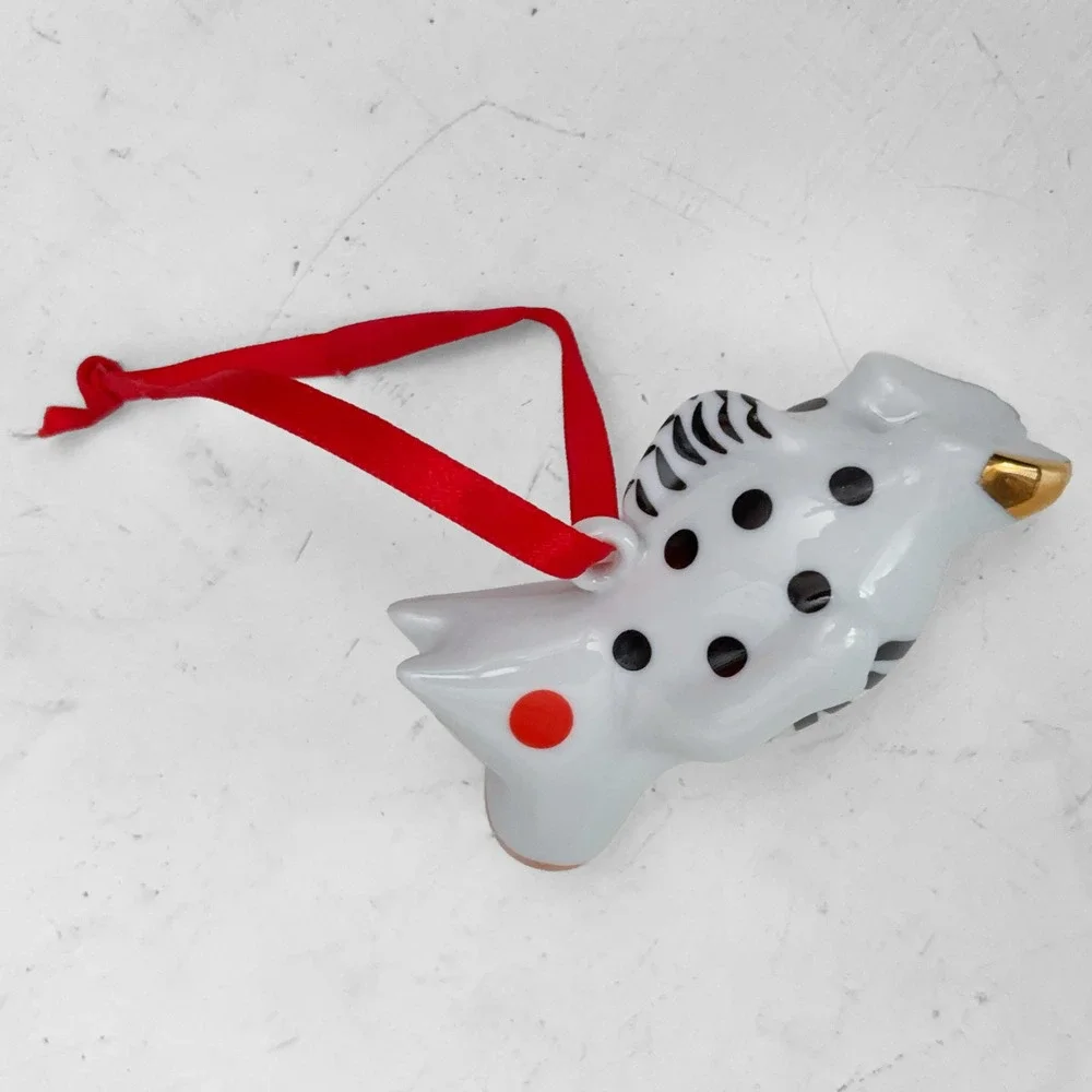 VTG Villeroy & Boch Animal Park Benedikt Porcelain Flying Hippo Ornament